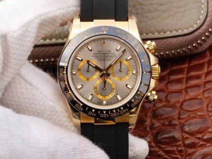 1:1 SUPER REPLICA ROLEX DAYTONA COSMOGRAPH 116518LN JH FACTORY RUBBER STRAP