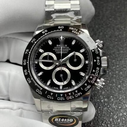 1:1 SUPER REPLICA ROLEX DAYTONA M116500LN-0002 BT FACTORY STAINLESS STEEL STRAP