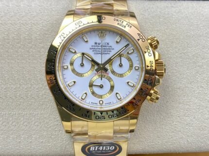 1:1 SUPER REPLICA ROLEX DAYTONA M116508-0001 BT FACTORY GOLD CASE